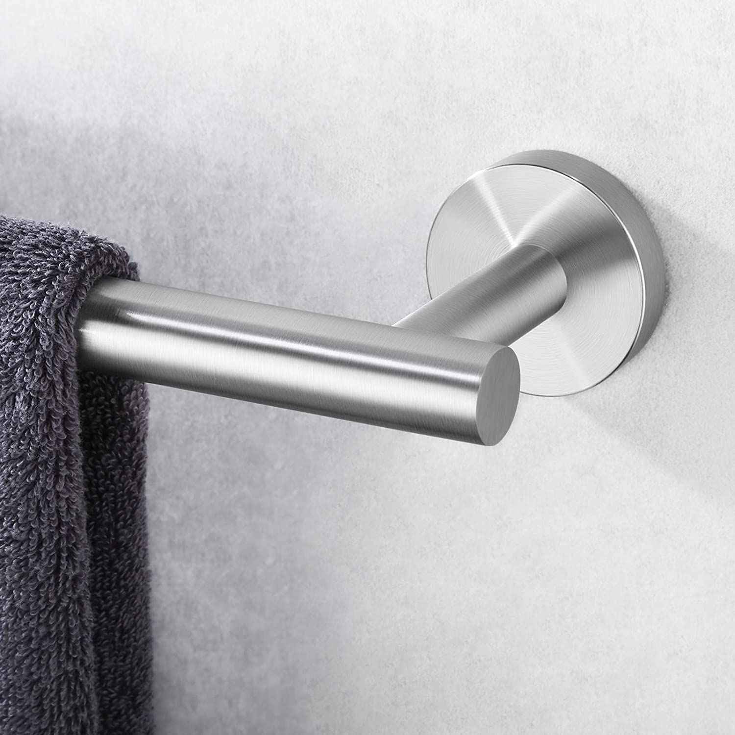 30 in. x 2.5 in. x 1.5 in. Brushed Stainless Steel Towel Bar Stainless Steel