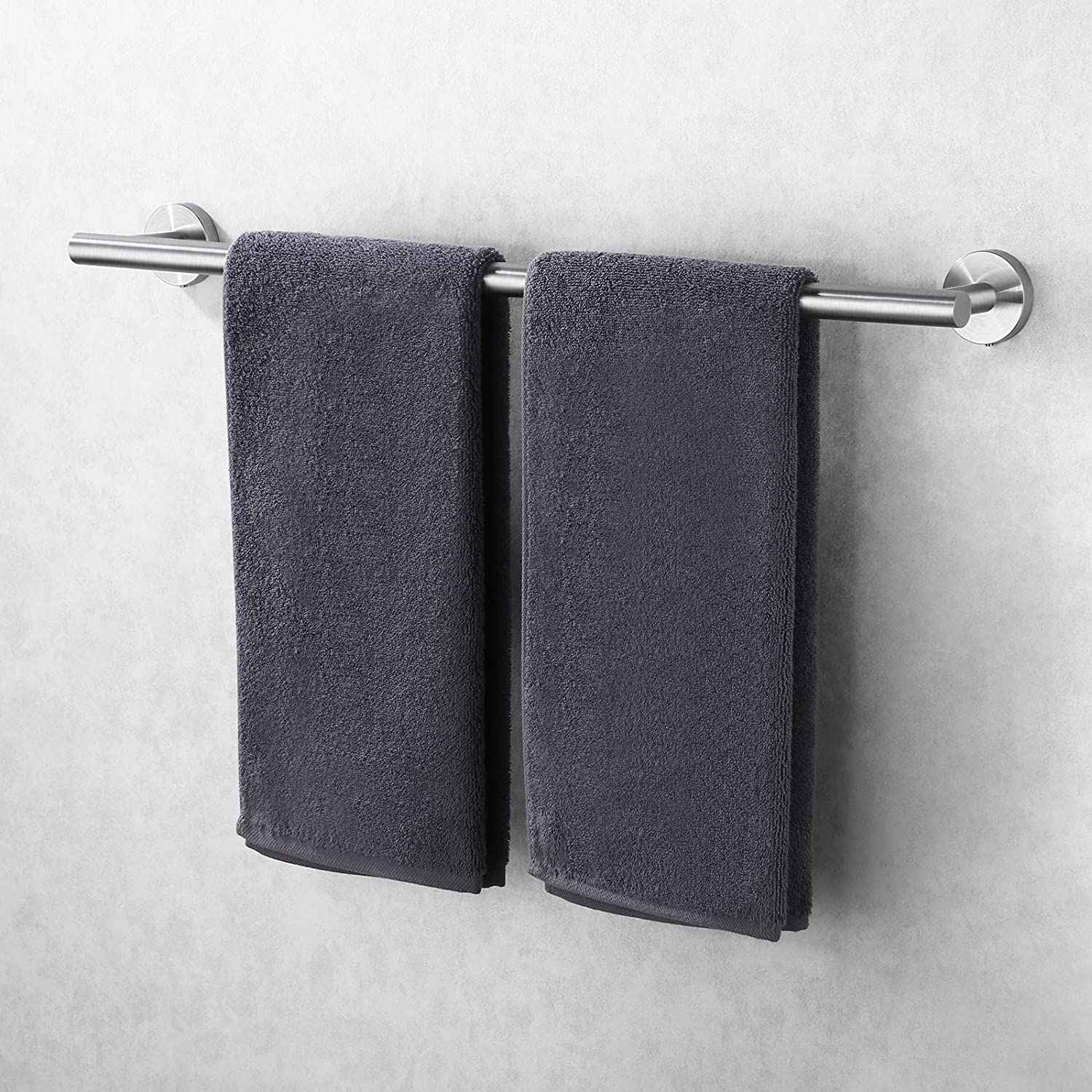 18 in. x 2.5 in. x 1.5 in. Brushed Stainless Steel Towel Bar Stainless Steel