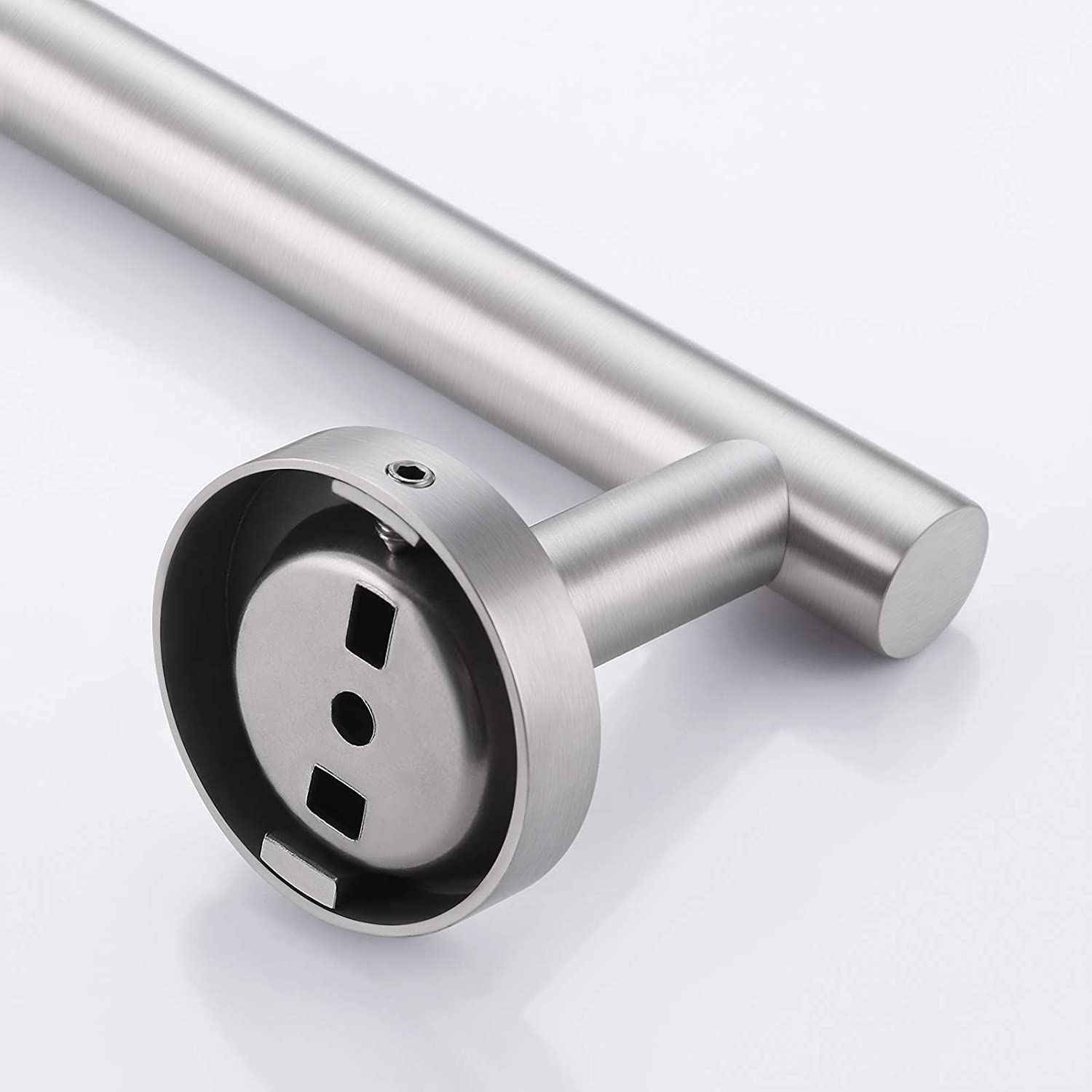 18 in. x 2.5 in. x 1.5 in. Brushed Stainless Steel Towel Bar Stainless Steel