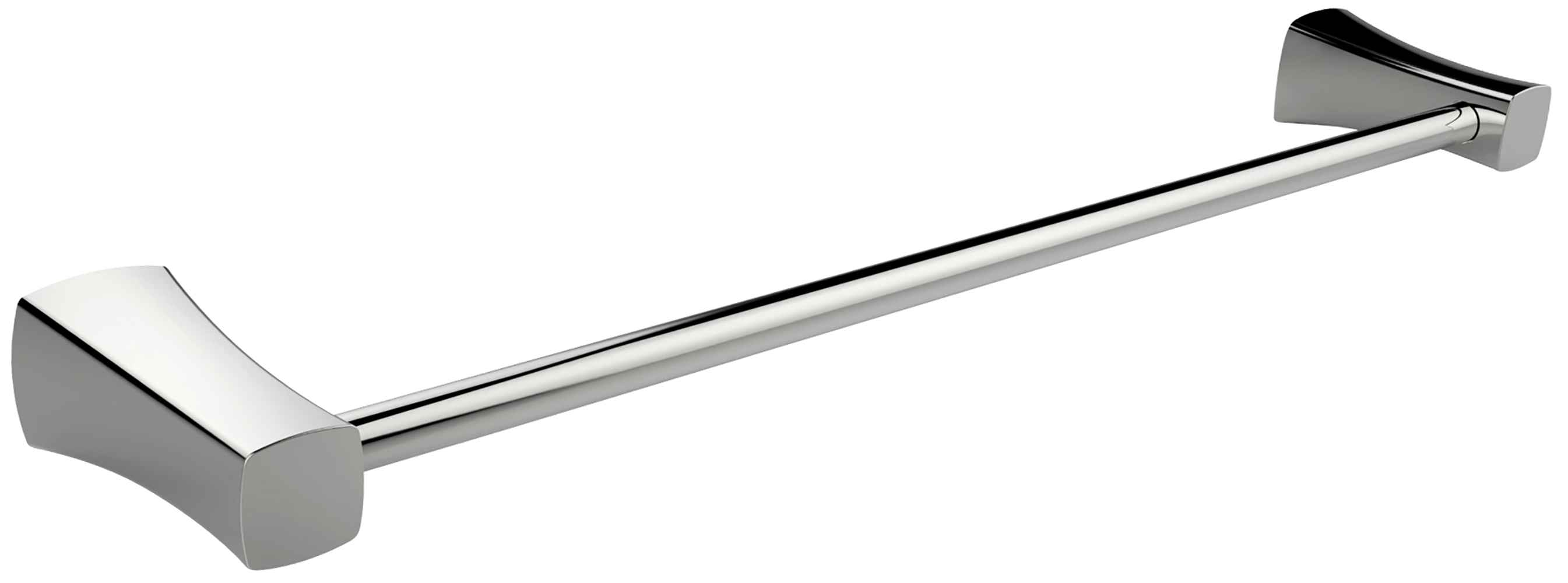 24.67 in. x 3.74 in. x 1.85 in. Chrome Towel Bar Stainless Steel