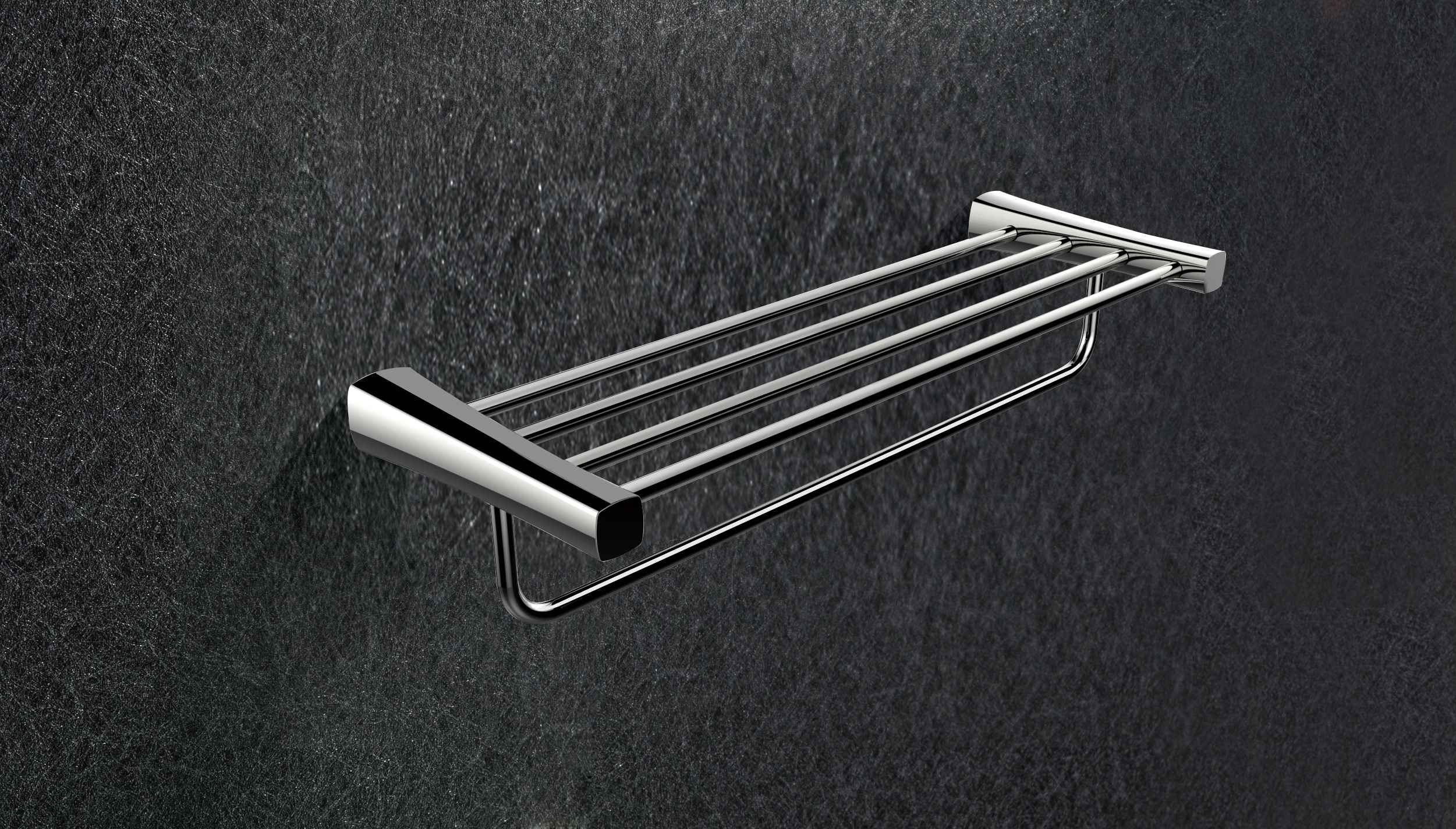 23.9 in. x  8.27 in. x  5.25 in.  Chrome Towel Bar Stainless Steel