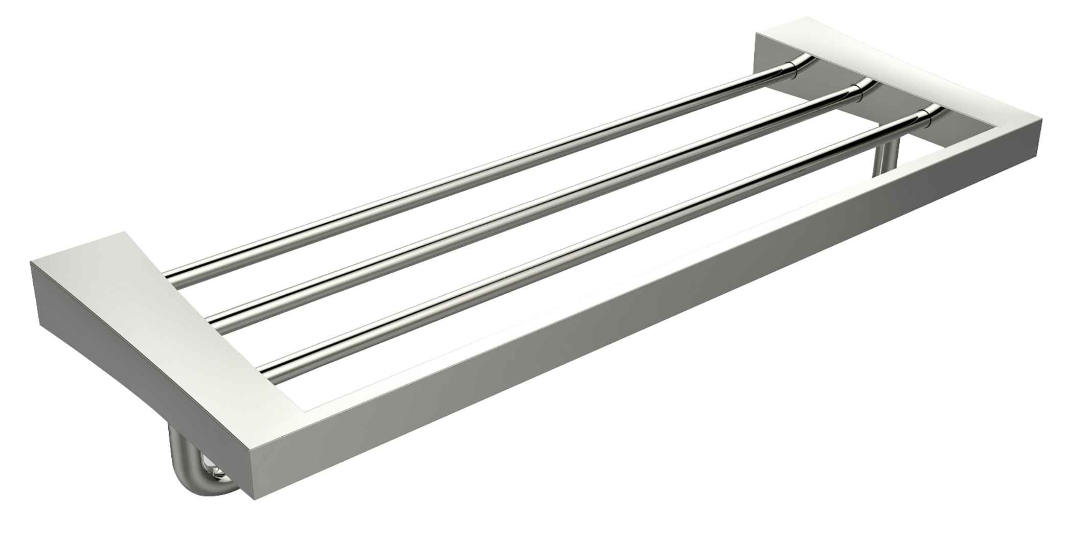 24.21 in. x 8.50 in. x 4.53 in. Chrome Towel Bar Stainless Steel