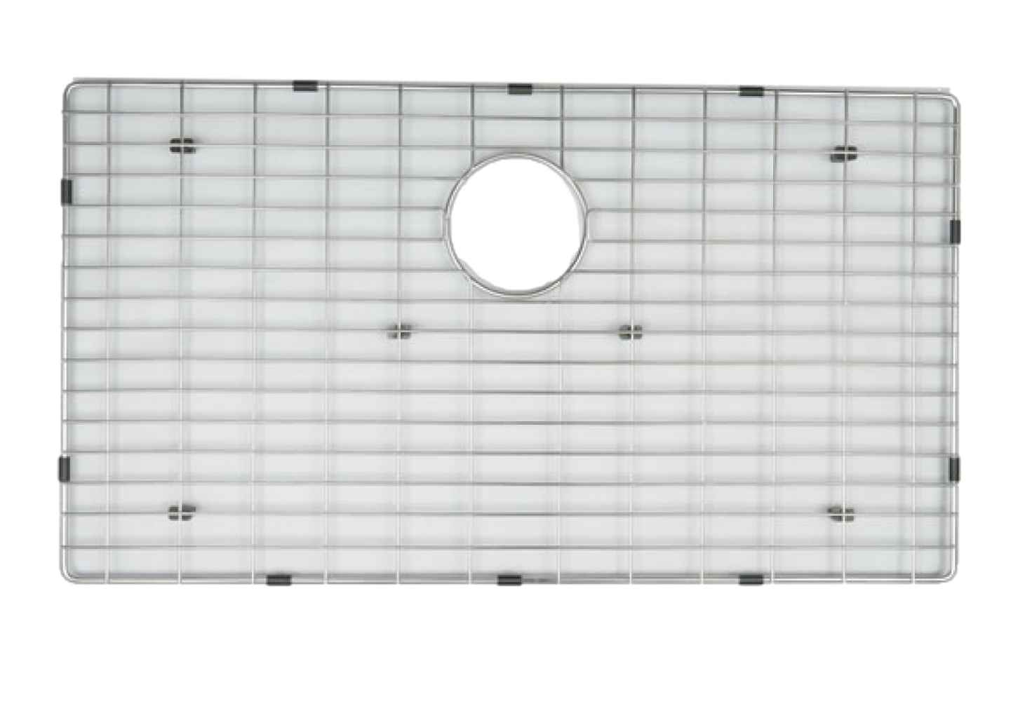 23-in. W X 16-in. D Stainless Steel Kitchen Sink Grid In Chrome Color