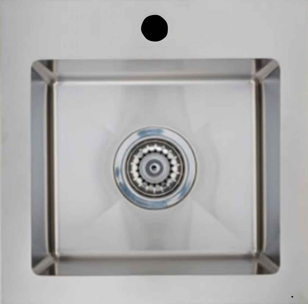 15-in. W CSA Approved Stainless Steel Laundry Sink With 1 Bowl And 18 Gauge
