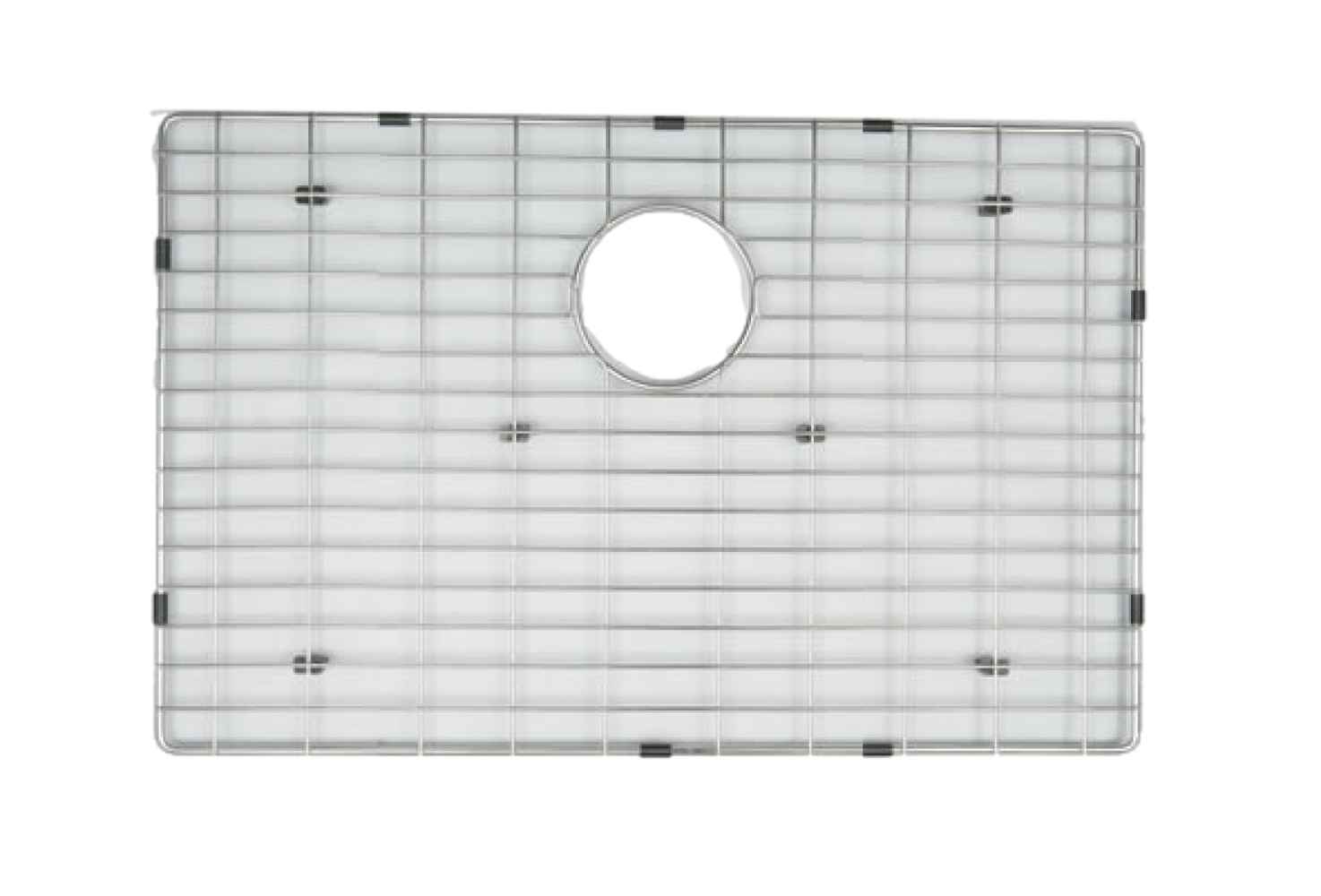 25 in. x 16 in. Laundry Sink Grid Chrome Rectangle Stainless Steel