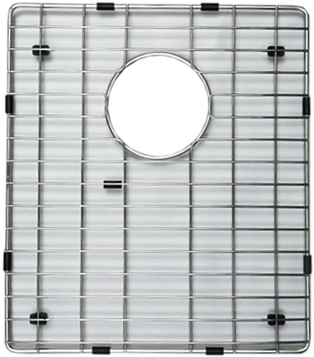 18 in. x 18 in. Laundry Sink Grid Chrome Rectangle Stainless Steel