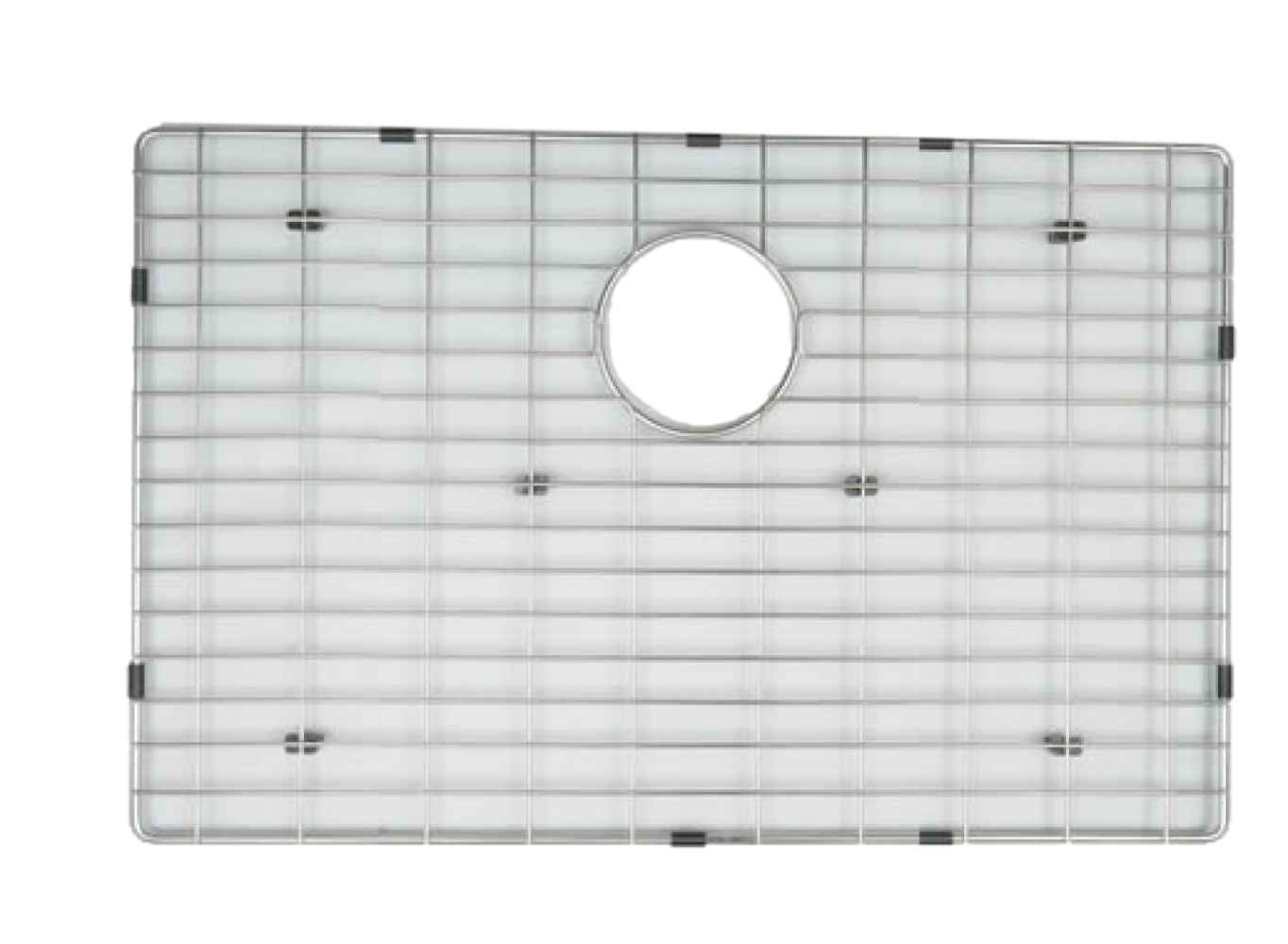 23-in. W X 16-in. D Stainless Steel Kitchen Sink Grid In Chrome Color