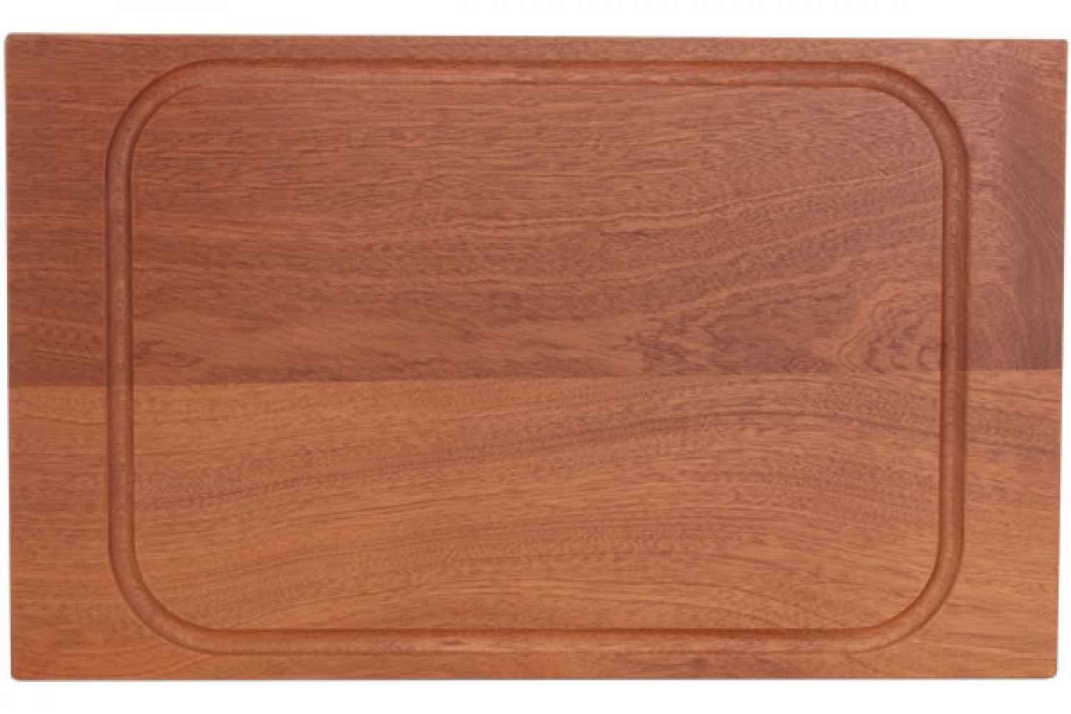18-in. x 1.5-in. Solid Wood Above Counter Kitchen Cutting Board In Oak