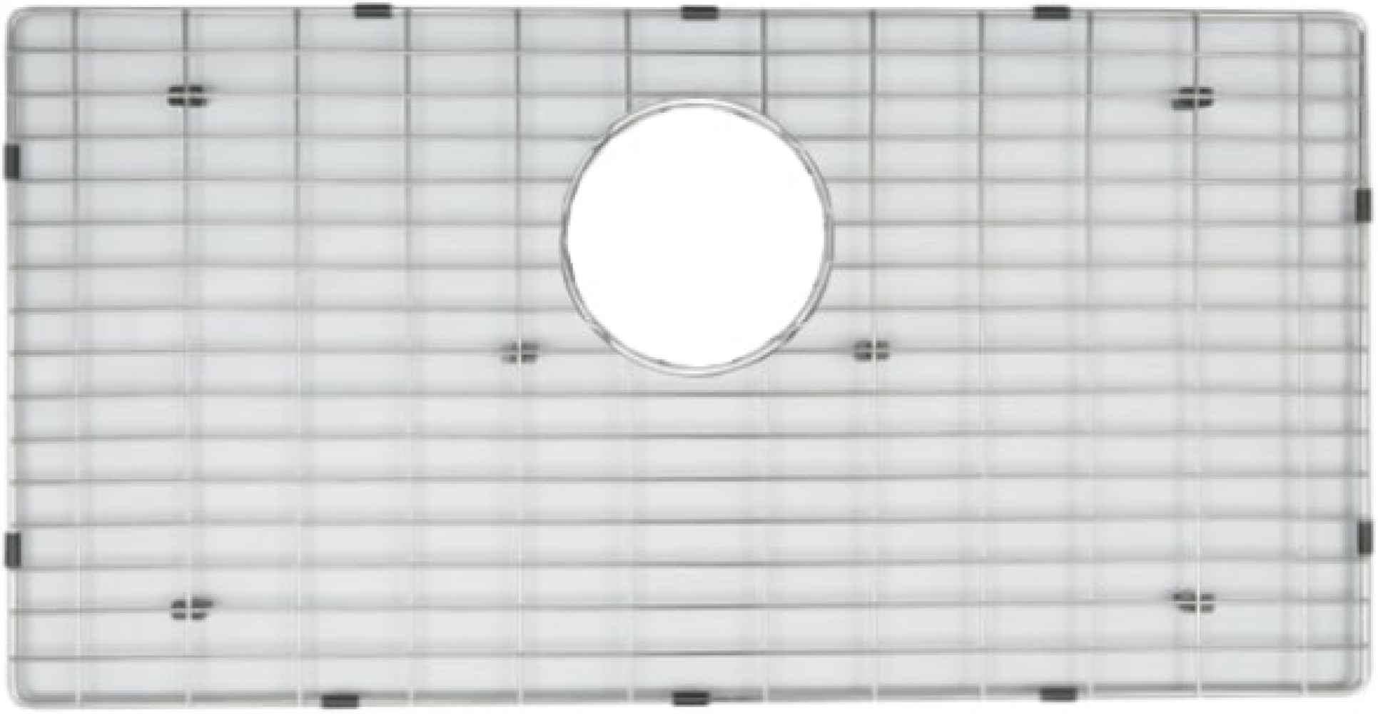 31-in. W X 15.5-in. D Stainless Steel Kitchen Sink Grid In Chrome Color