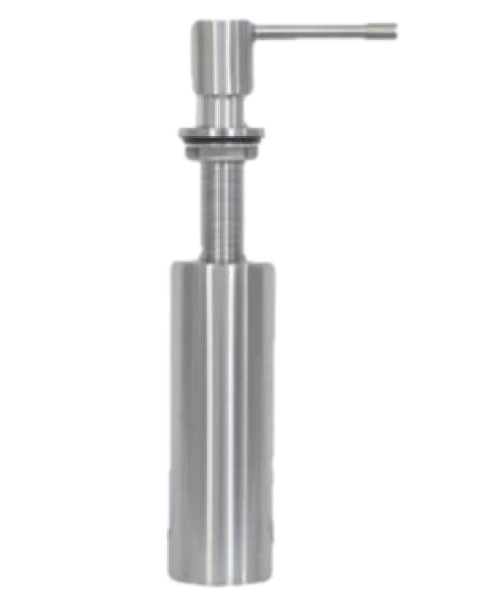 2.13 in. x 3.15 in. x 2.75 in. Stainless Steel Soap Dispenser Above Counter