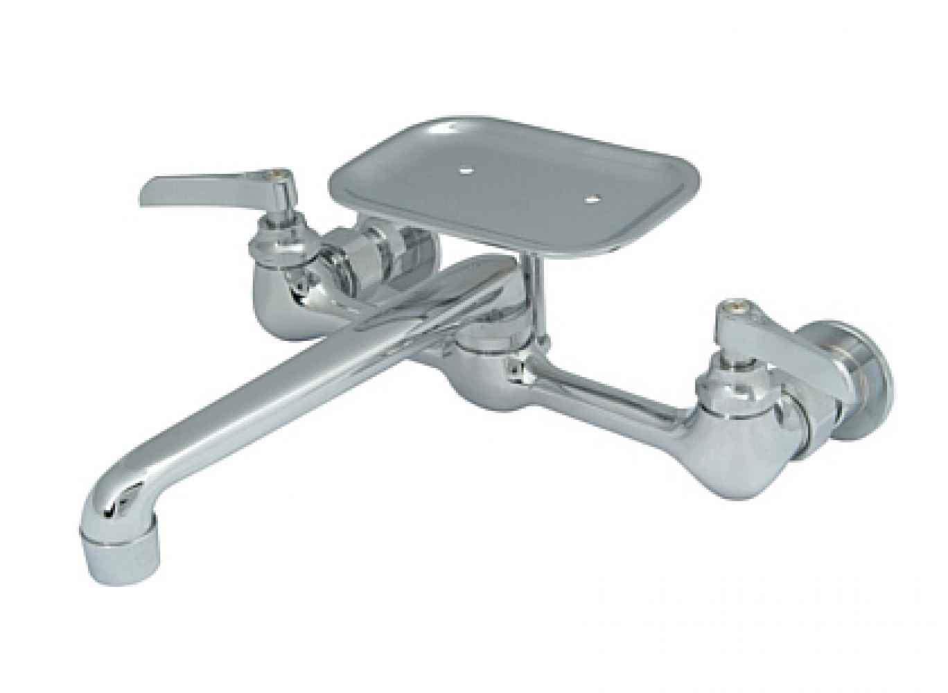3H8-in. CUPC Chrome Kitchen Sink Faucet Chrome Lead Free Brass