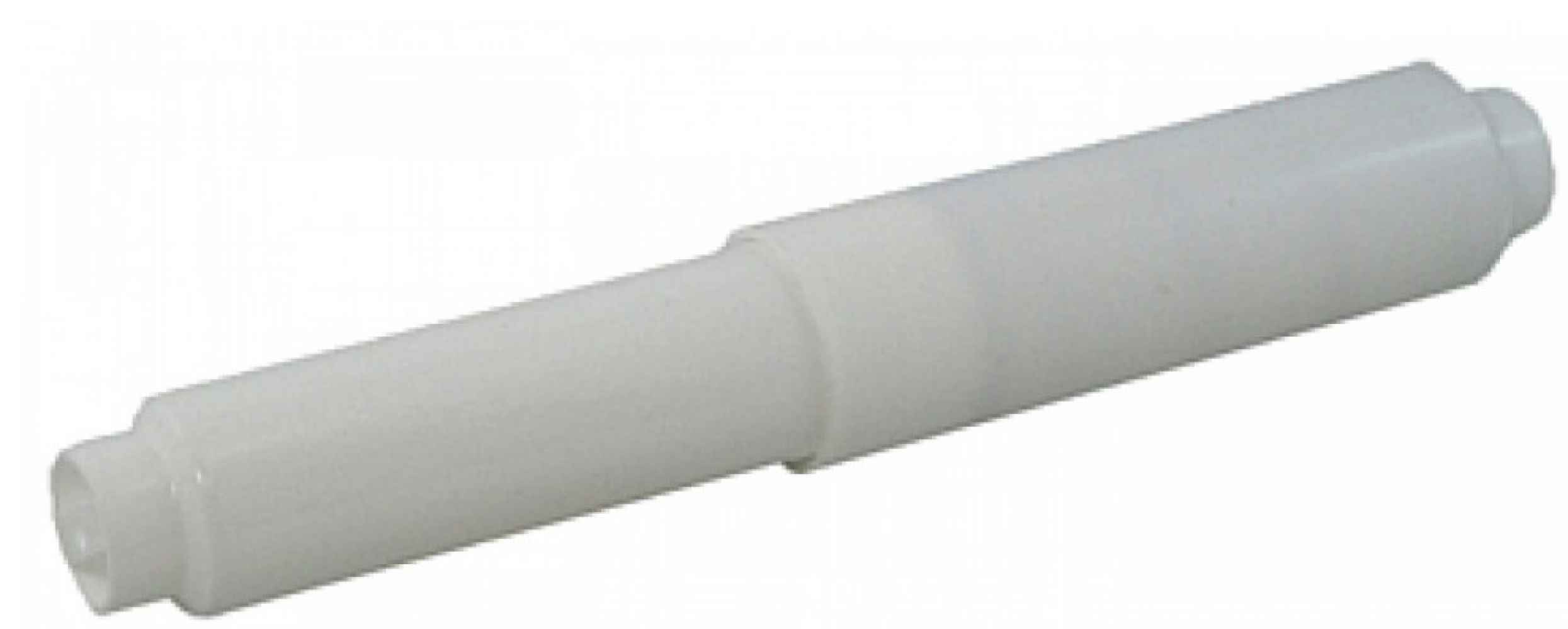 8-in. x 2.5-in. Toilet Paper Roll Holder Roller Plastic White