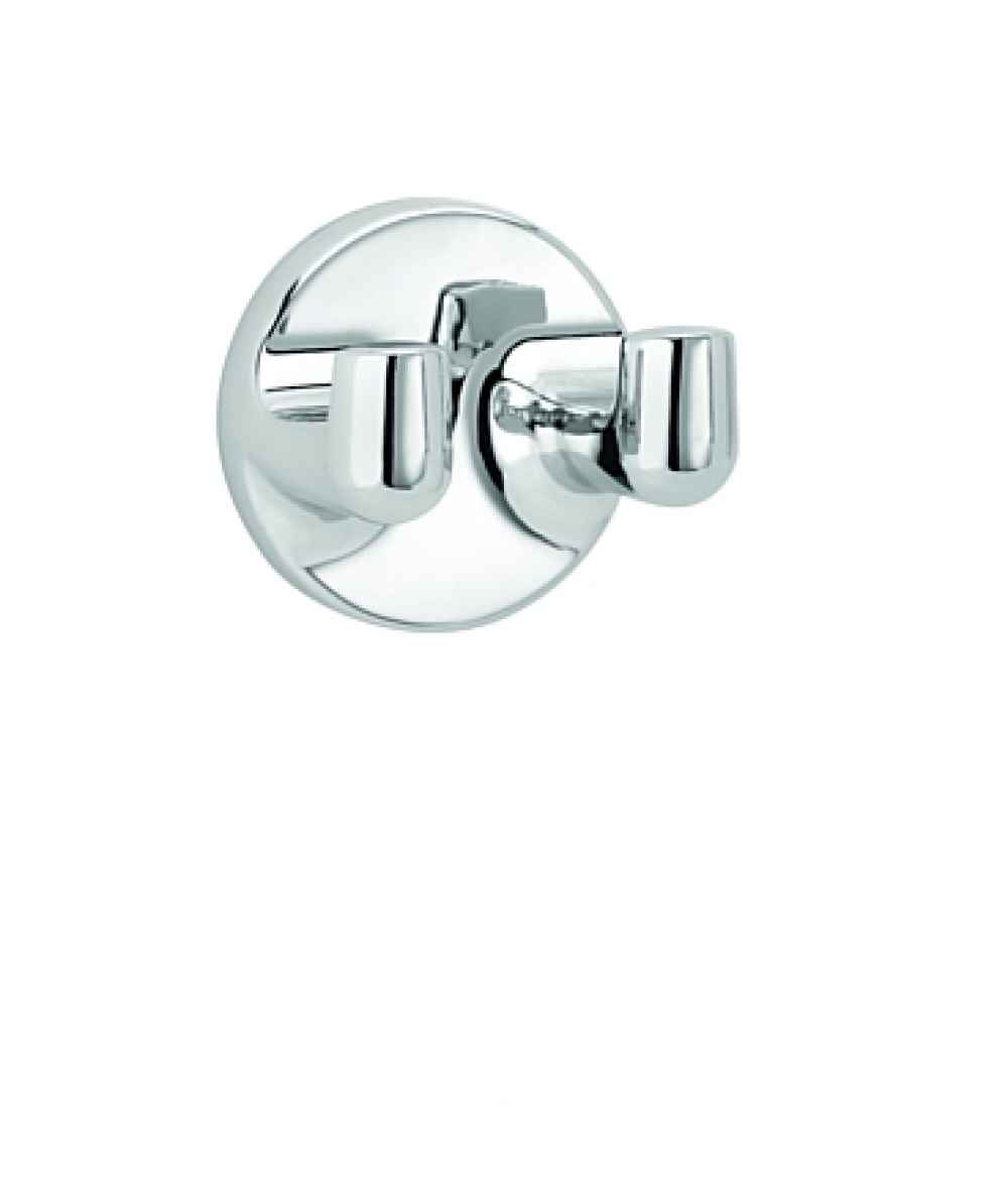 2.15-in. x 1.75-in. Robe Hook Chrome Stainless Steel