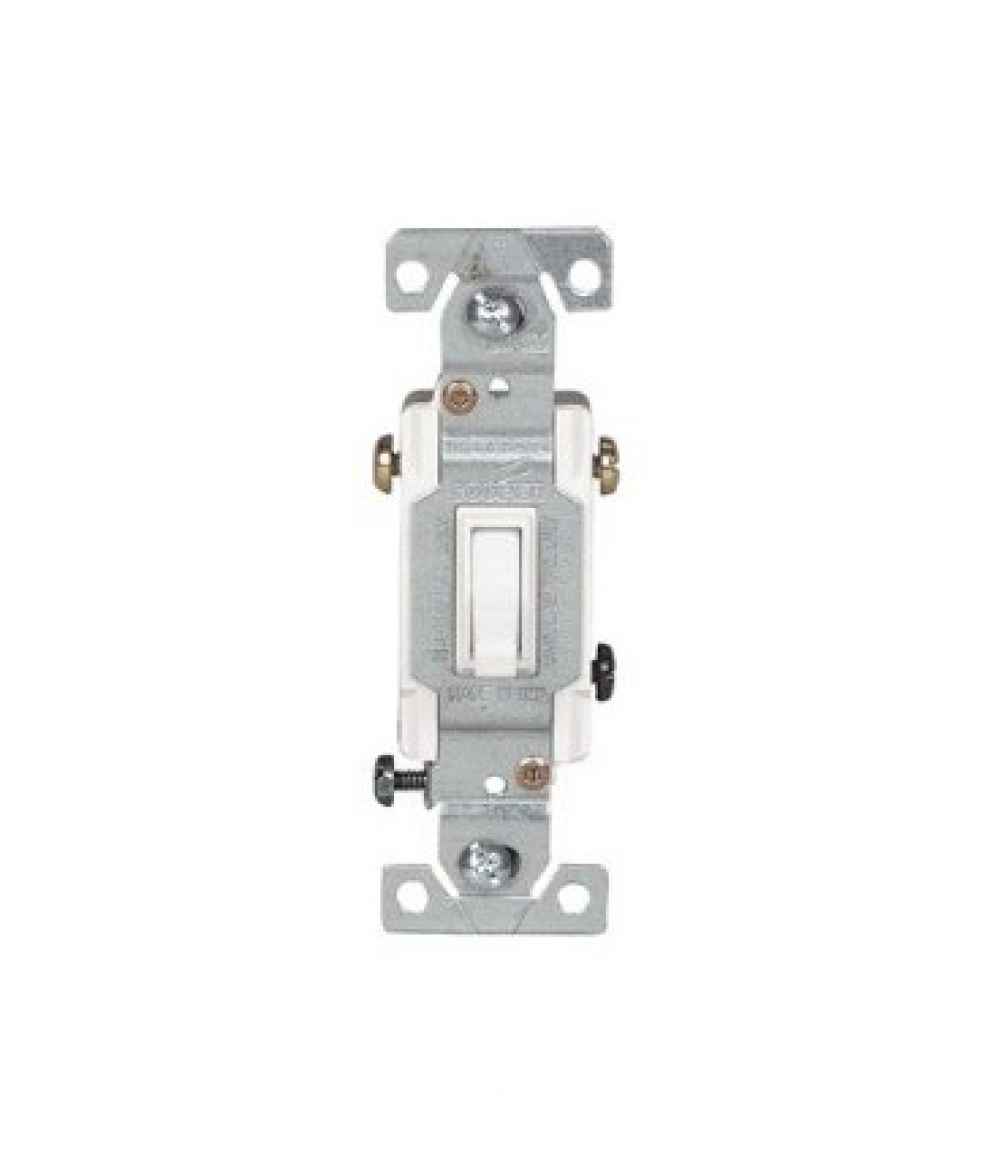 Rectangle White Electrical Switch Aluminum
