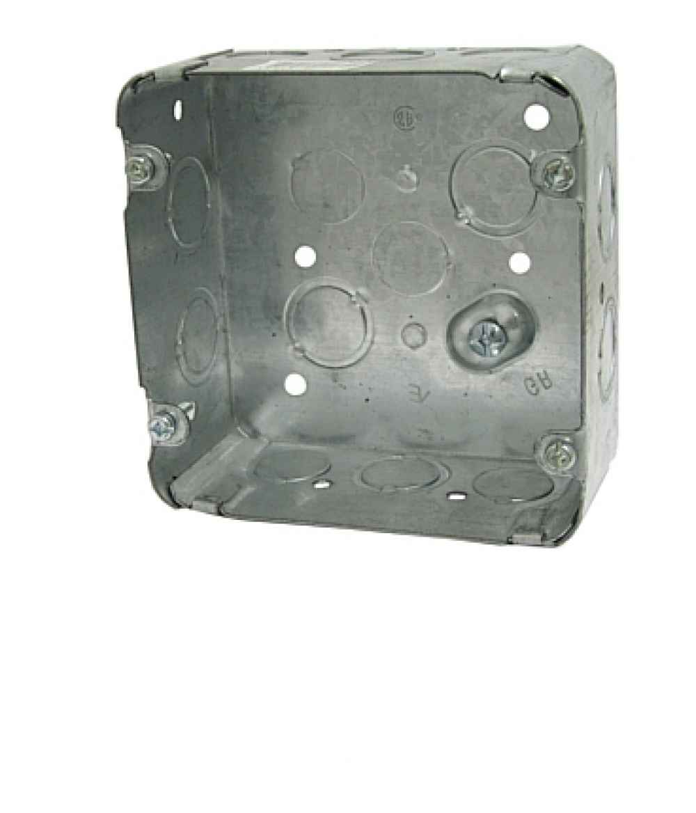 4.78 in. x 4.68 in. x 2.44 in. Stainless Steel Junction Box Square