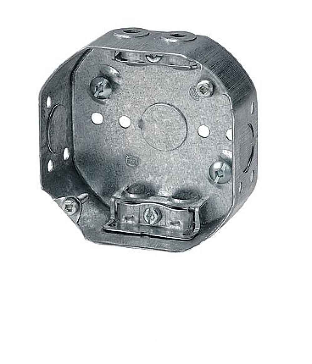 3.61 in. x 1.5 in. x 3.4 in. Stainless Steel Junction Box Octagon