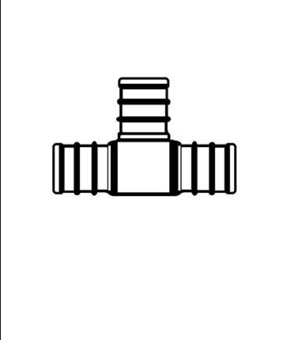 0.75 in. x 0.75 in. x 0.75 in. PEX Polyalloy Tee