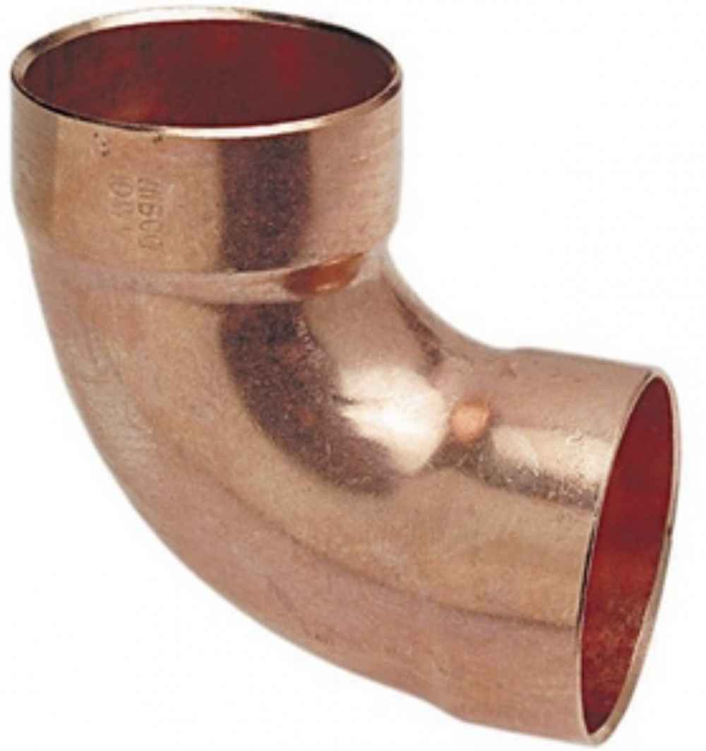 0.5 in. x 0.5 in. Copper 90 Elbow - Wrot