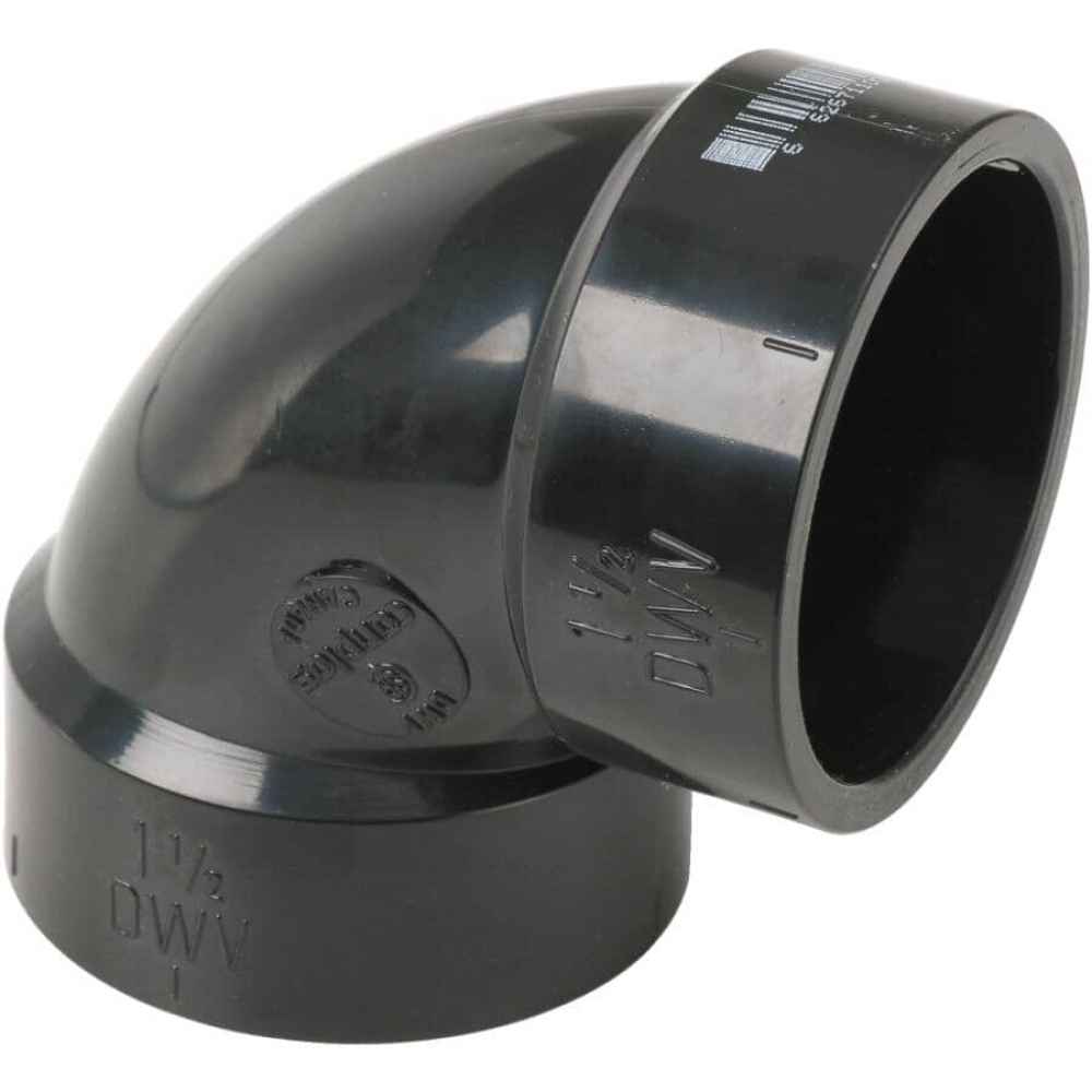 1.5 in. x 1.5 in. ABS 90 Elbow Hub x Hub