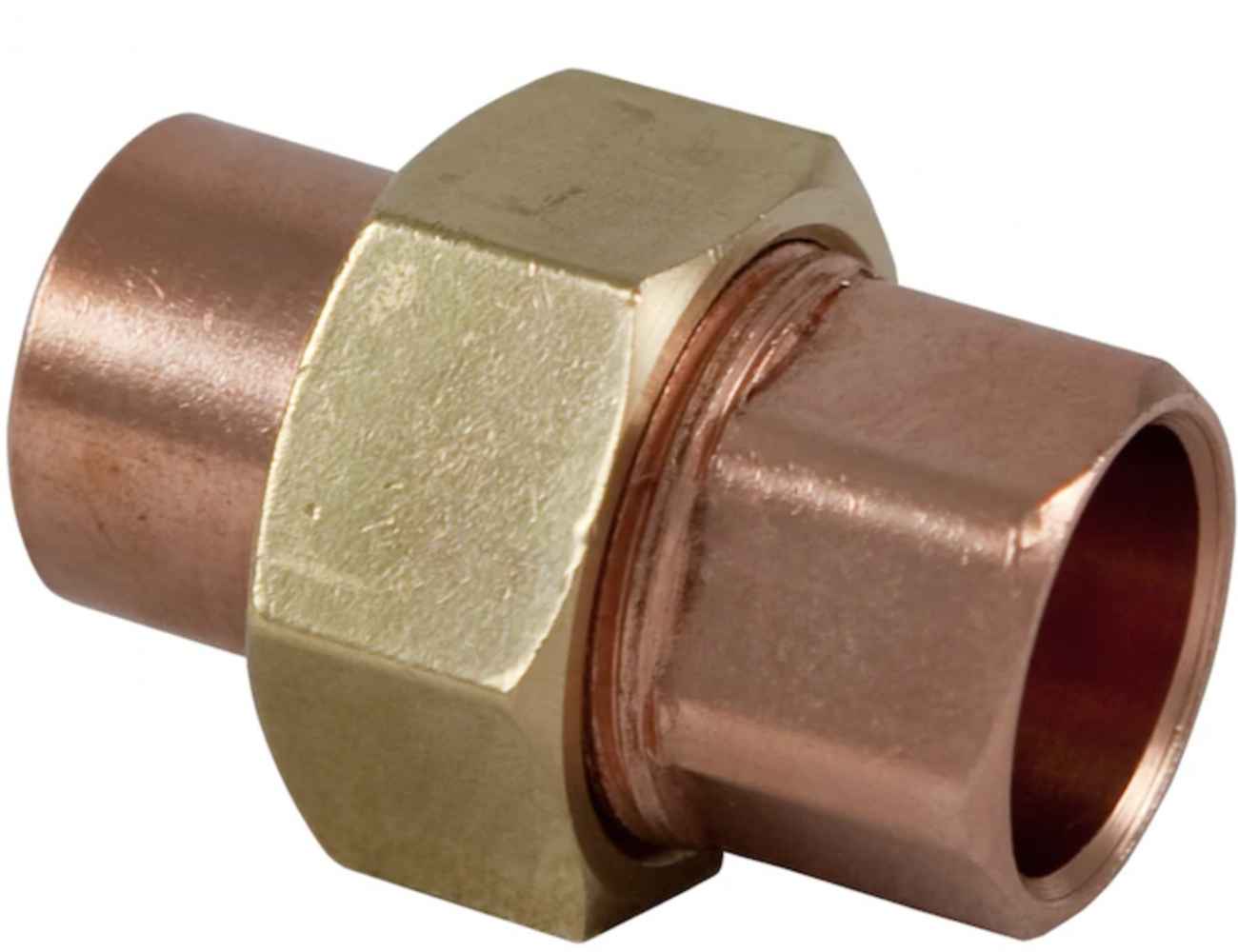 0.5 in. x 0.5 in. Copper Union - Cast