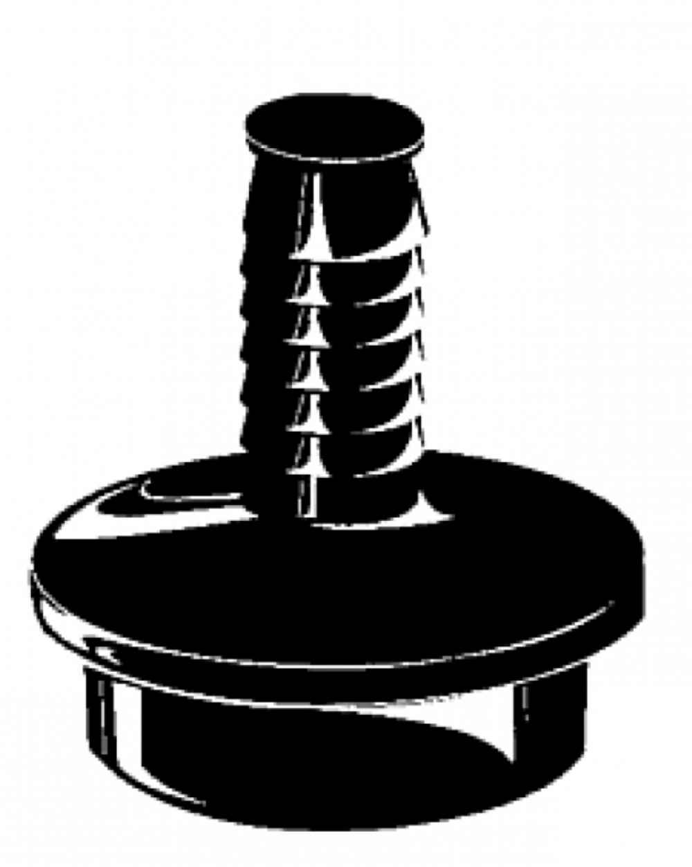 1.5 in. x 1.5 in. ABS Dishwasher Bushing