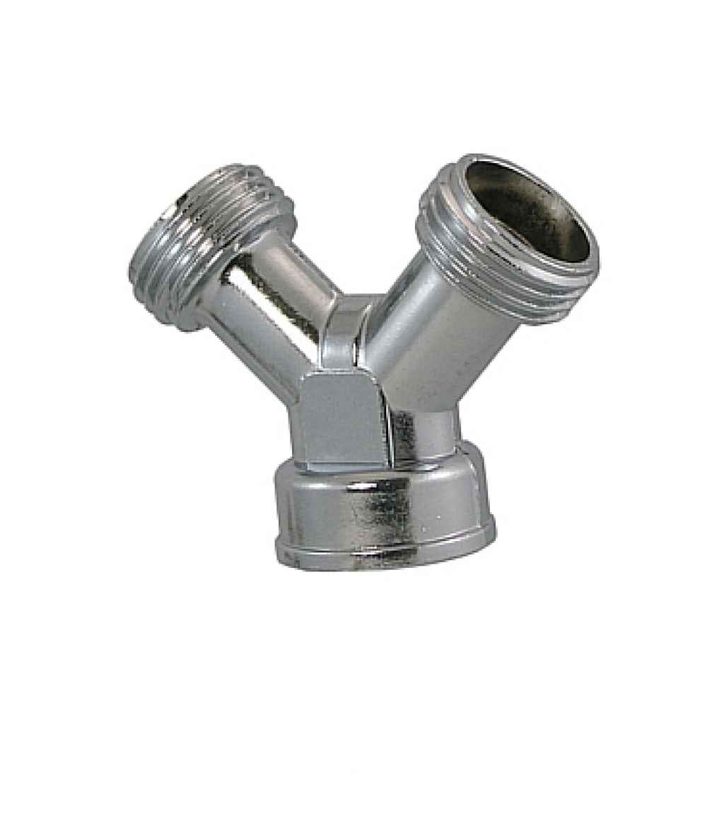 0.75 in. x 0.75 in. x  0.75 in. Stainless Steel  Garden Hose WYE
