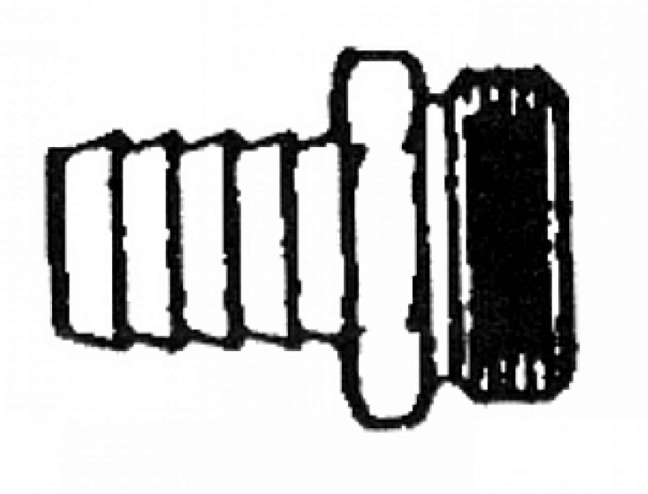 0.75 in. x 0.75 in. Brass Garden Hose Barb Male