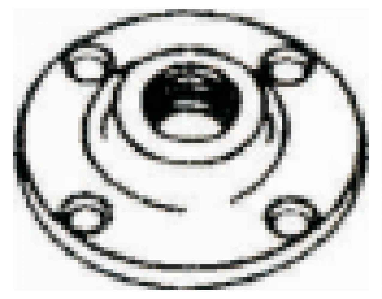 2 in. x 2 in. Galvanized Floor Flange