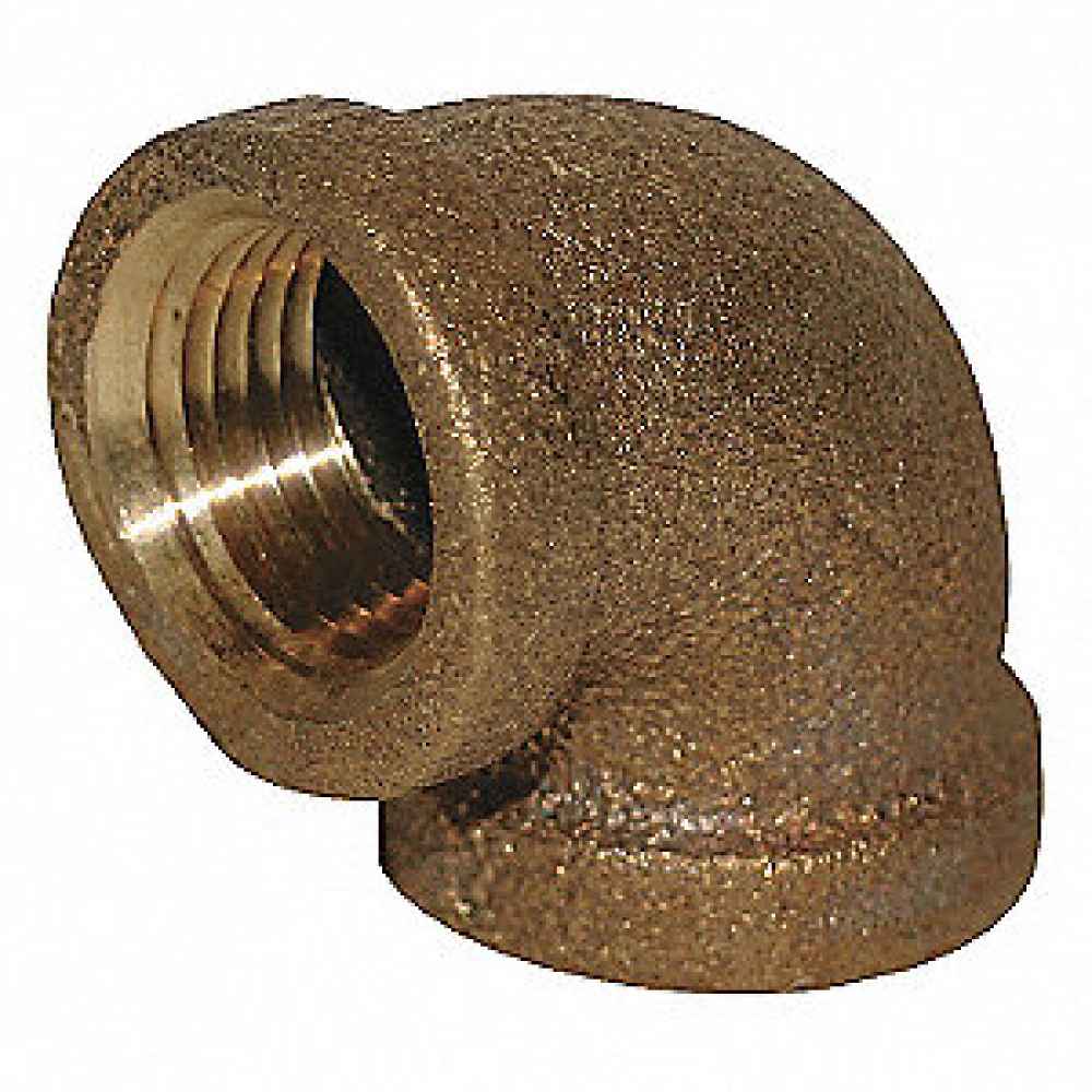 1.25 in. x 1.25 in. Brass 90 Elbow Female x Female