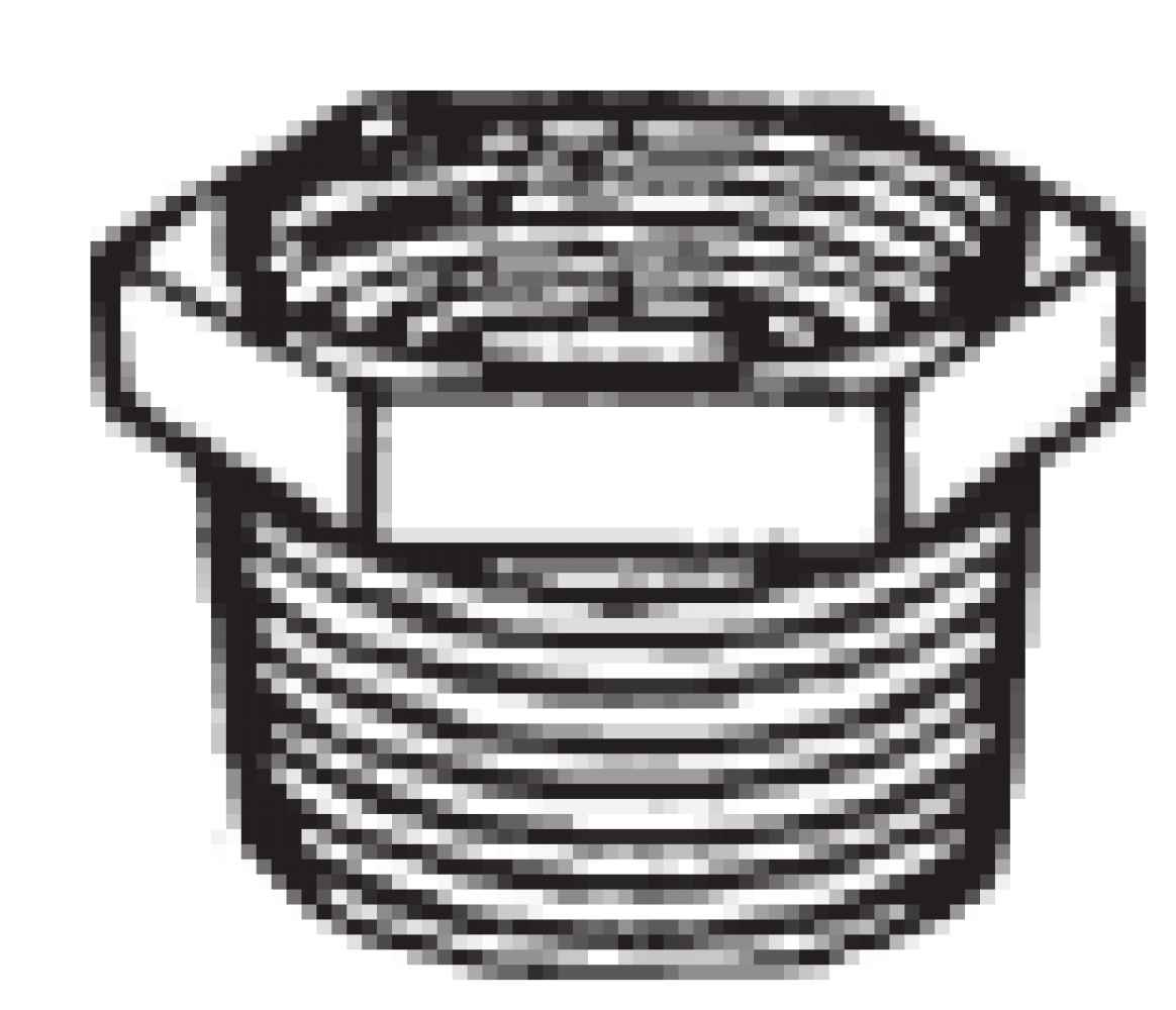 1.5 in. Round Brass Bushing in Traditional Style