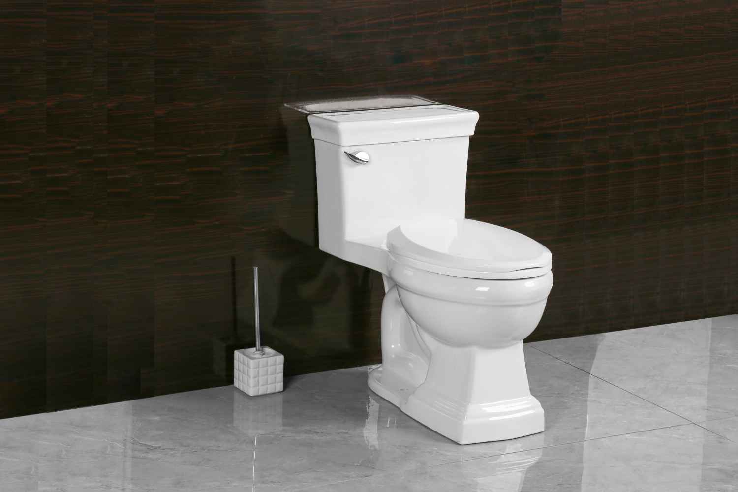CUPC Certified One Piece Toilet White Single Flush Comfort Height