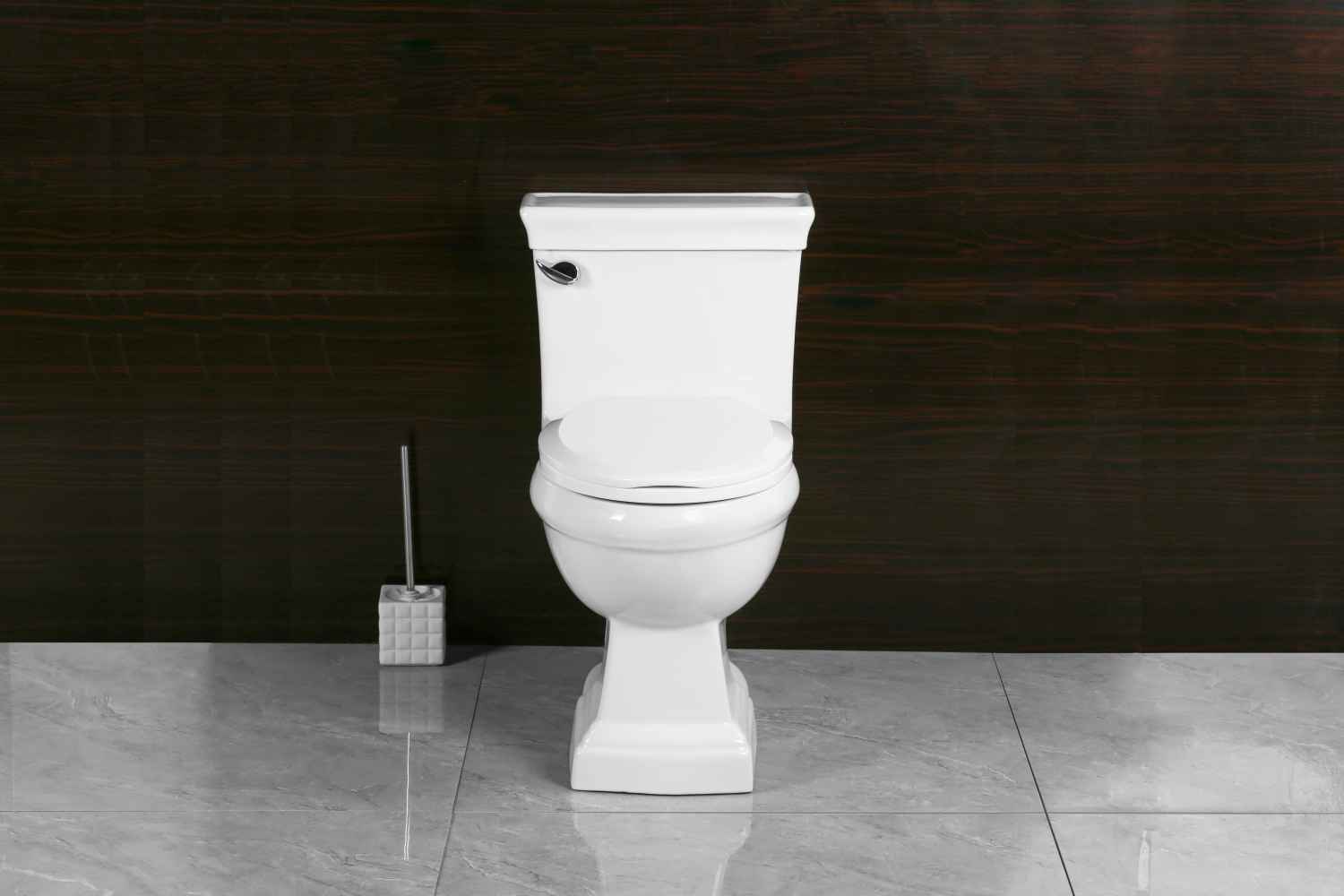 CUPC Certified One Piece Toilet White Single Flush Comfort Height