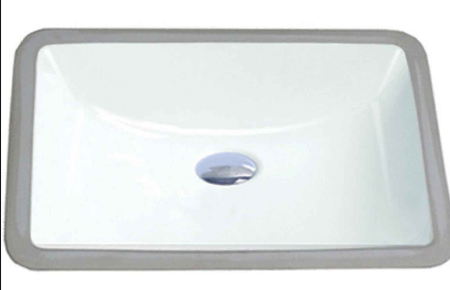 23.125-in. x 15-in. Ceramic Bathroom Undermount Sink In White