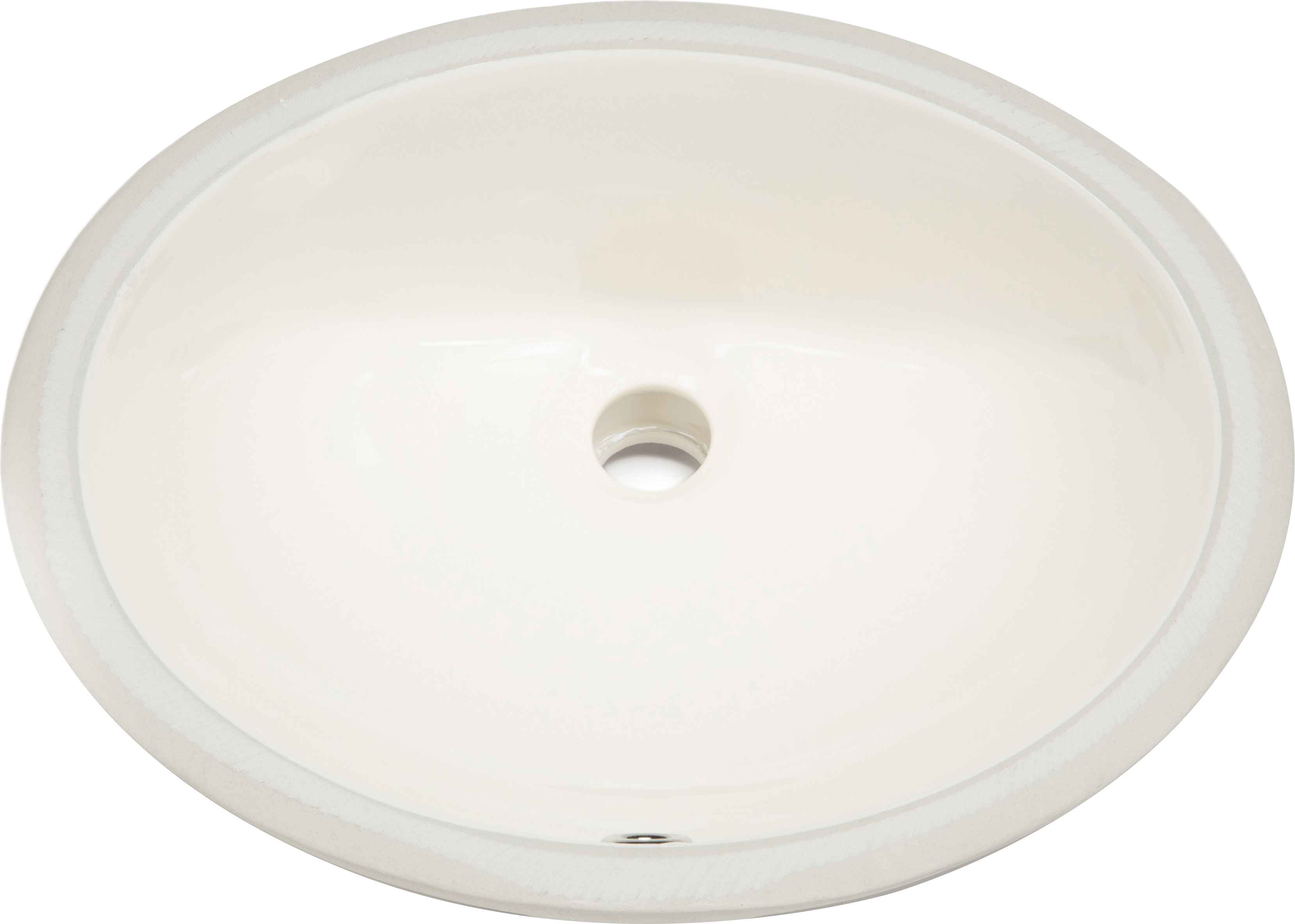 19.75-in. x 15.75-in. Ceramic Bathroom Undermount Sink In Biscuit