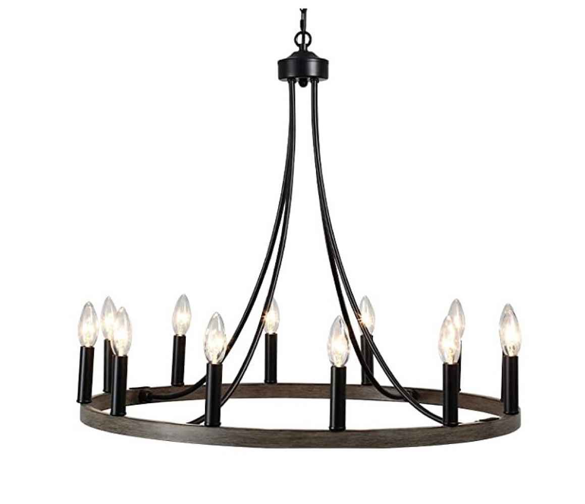 Ceiling Mount Chandelier Chandelier in Brown UL Certified 60W Per Socket