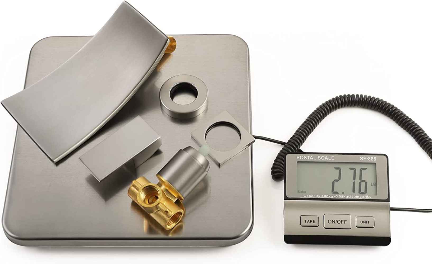 2 Hole Brushed Bathroom Sink Faucet Brushed Nickel Brass