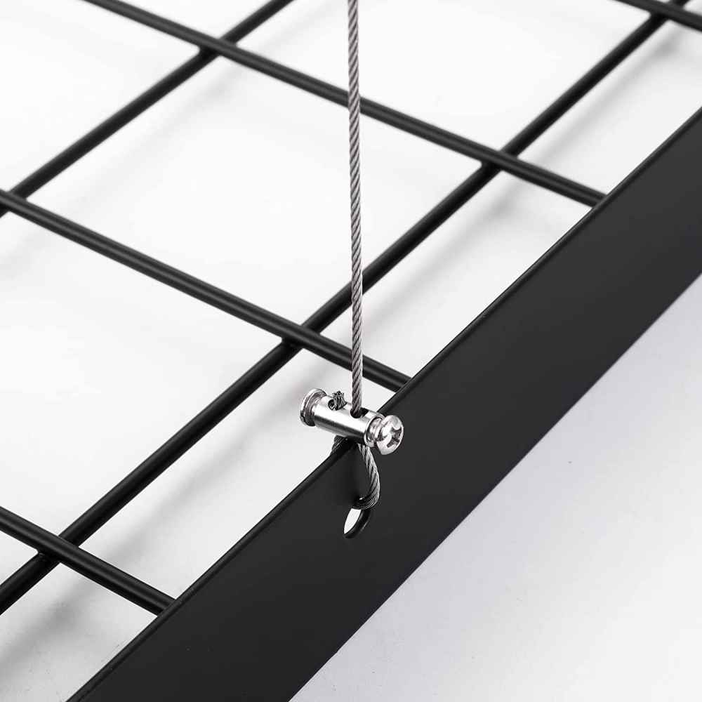 29.5 in. x 17.7 in. x 1.6 in. Stainless Steel Kitchen Pot-Pan Organizer