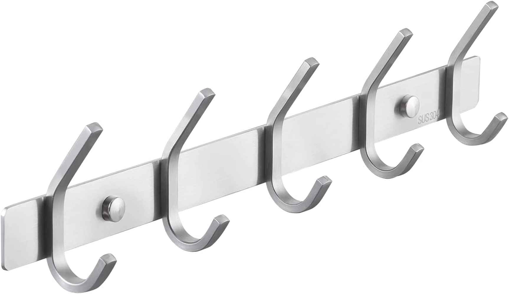 14.9-in. x 1.5-in. Robe Hook Brushed Steel Stainless Steel