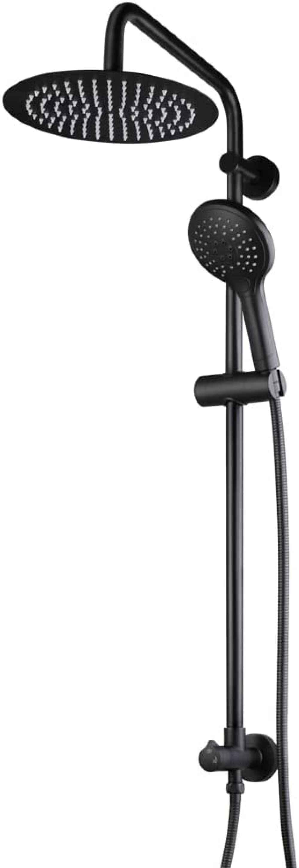 11.5-in. x 3.40-in. Shower Kit Black Stainless Steel CSA