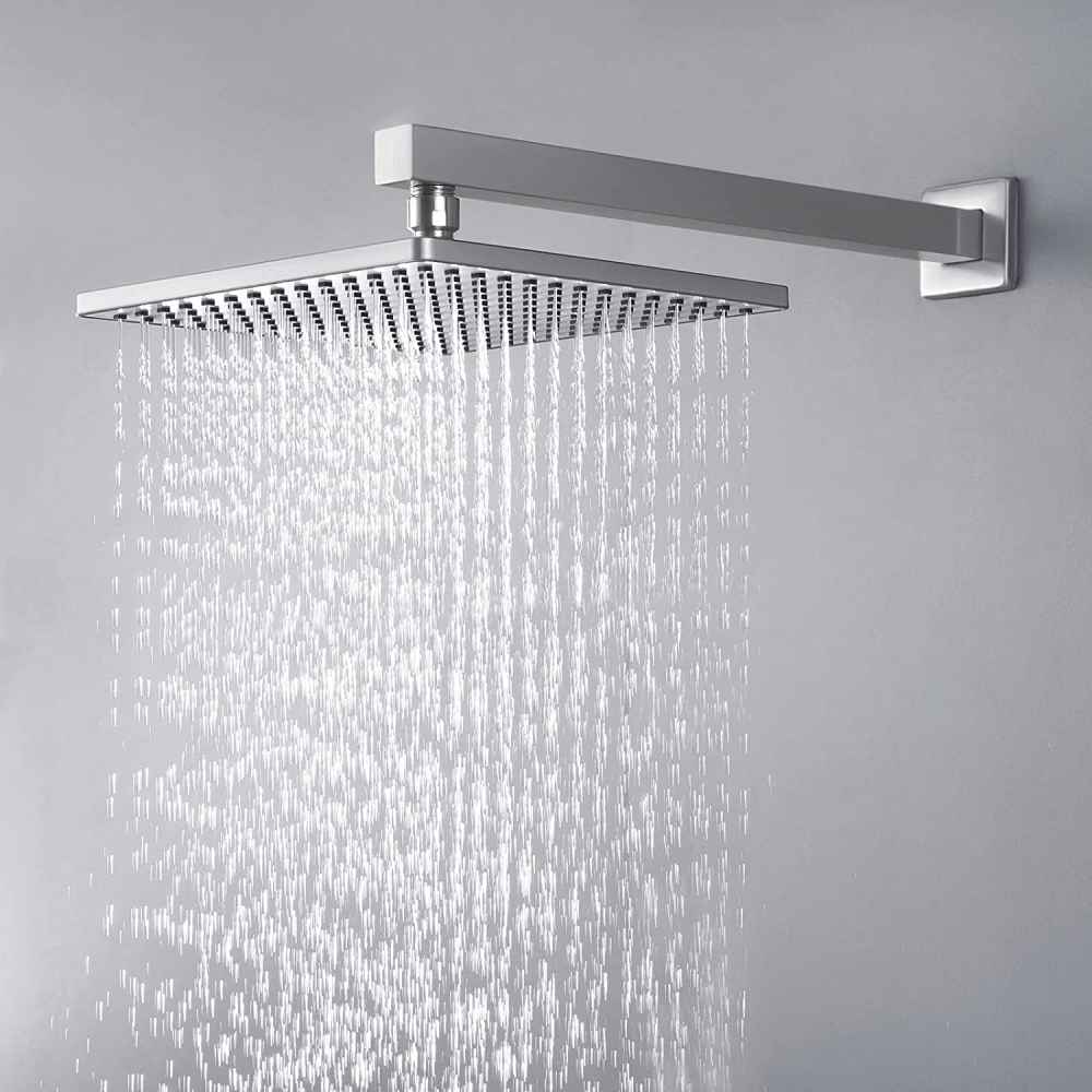 13.4-in. x 3.90-in. Shower Kit Brushed Stainless Steel Stainless Steel CUPC