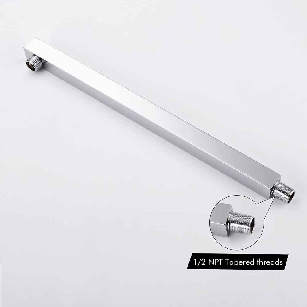 13.40-in. x 4.09-in. Shower Kit Chrome Metal CUPC