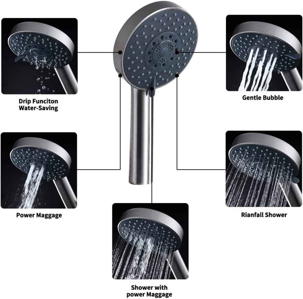 Stainless Steel Wall Mount Stainless Steel Round Shower Head