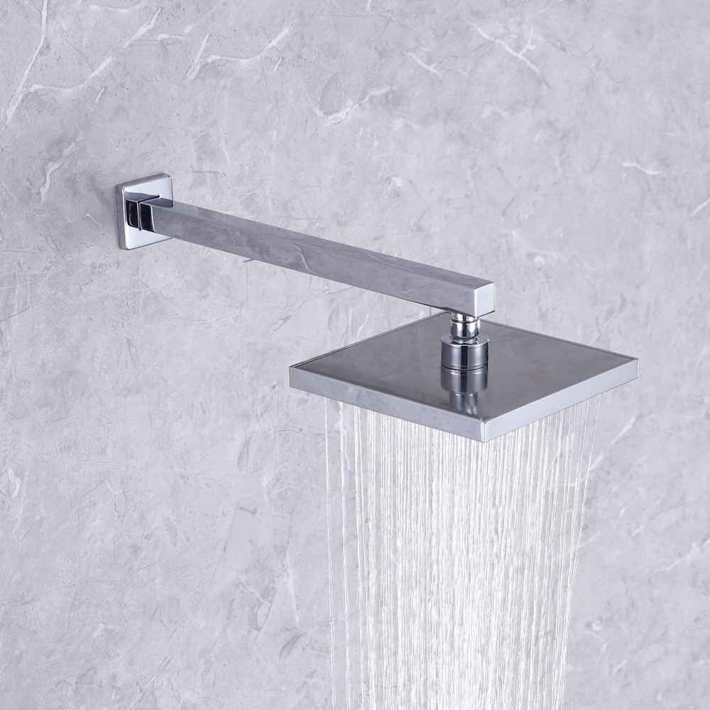 17.5 in. Stainless Steel Shower Arm In Polished Chrome Stainless Steel CUPC