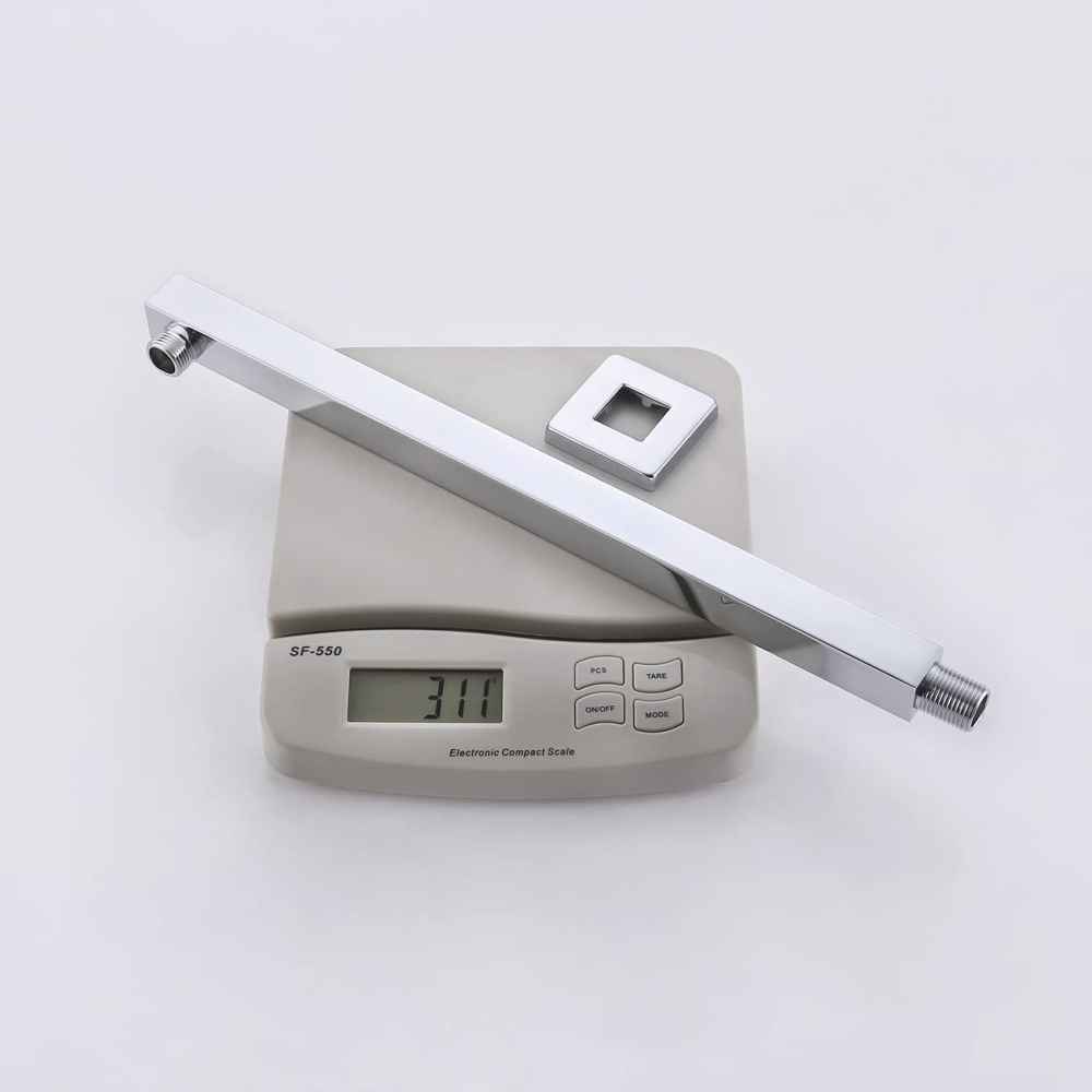 17.5 in. Stainless Steel Shower Arm In Polished Chrome Stainless Steel CUPC