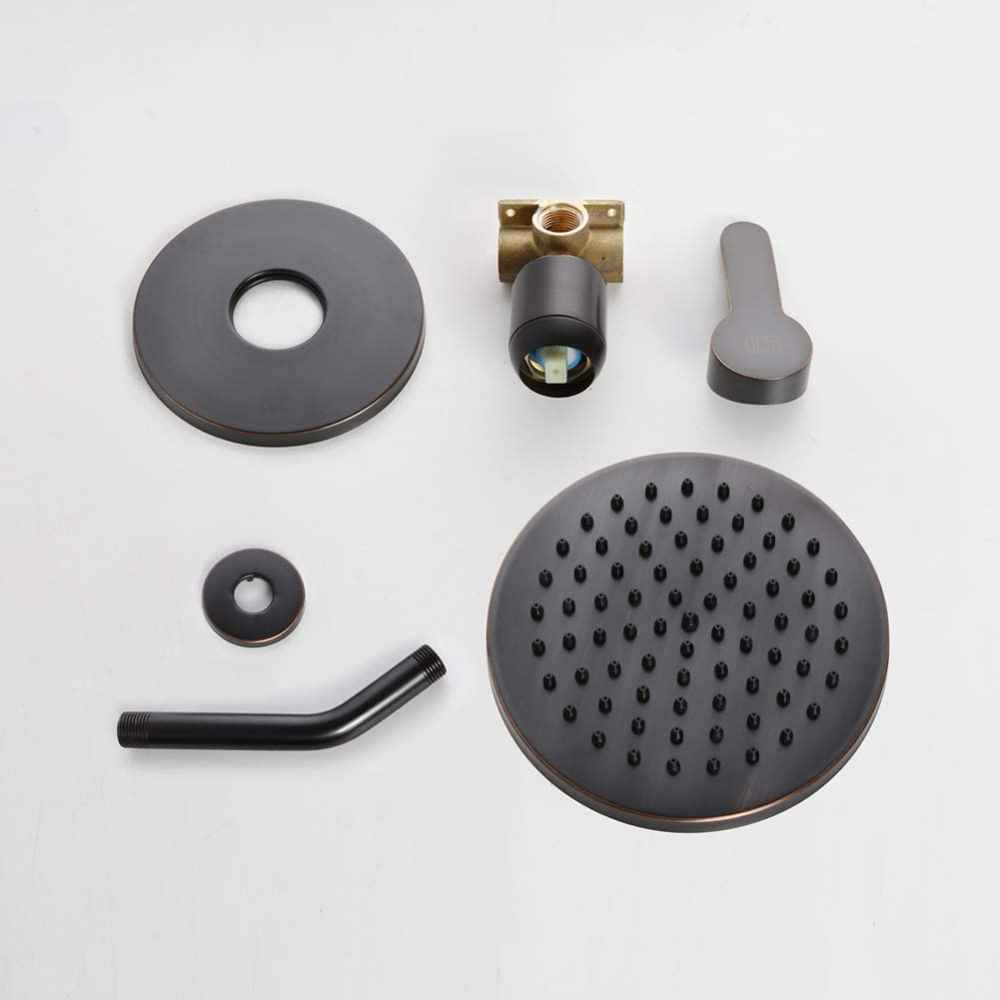 11.57-in. x 3.3-in. Shower Kit Oil Rubbed Bronze Stainless Steel CUPC