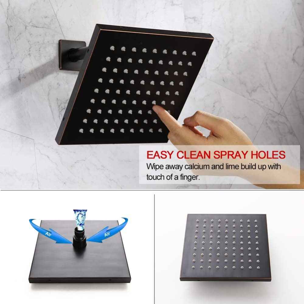 12.29-in. x 6.7-in. Shower Kit Oil Rubbed Bronze Stainless Steel