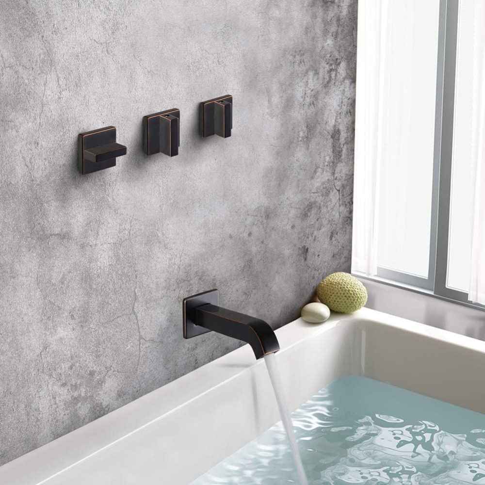12.29-in. x 6.7-in. Shower Kit Oil Rubbed Bronze Stainless Steel