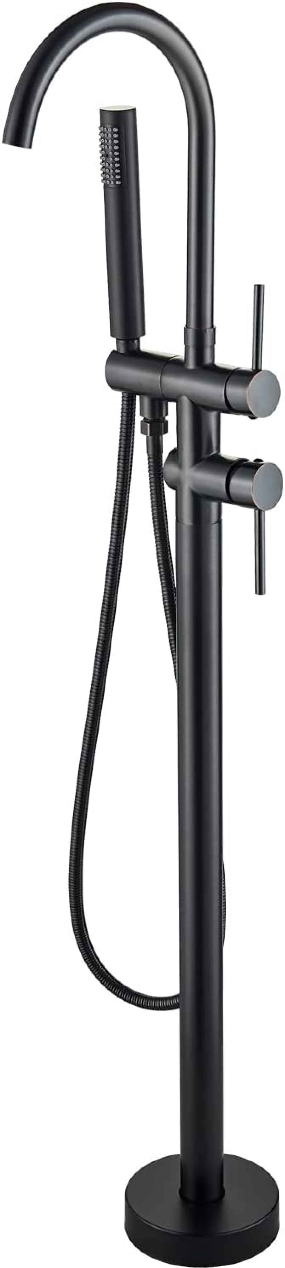 1 Hole  Oil Rubbed Bathtub Shower Faucet Oil Rubbed Bronze Brass