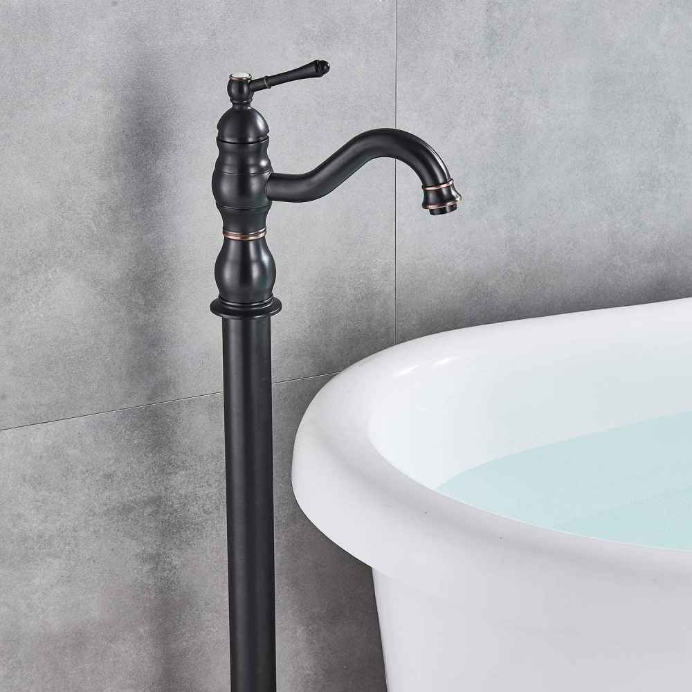 1 Hole Oil Rubbed Bathtub Shower Faucet Oil Rubbed Bronze Brass