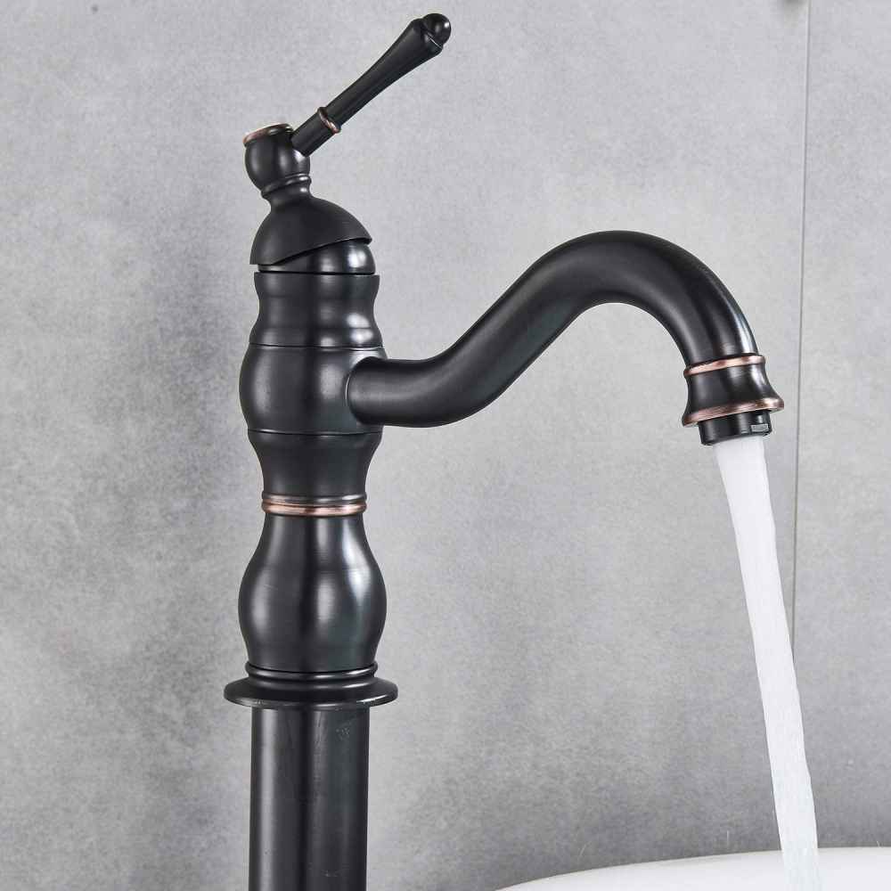 1 Hole Oil Rubbed Bathtub Shower Faucet Oil Rubbed Bronze Brass